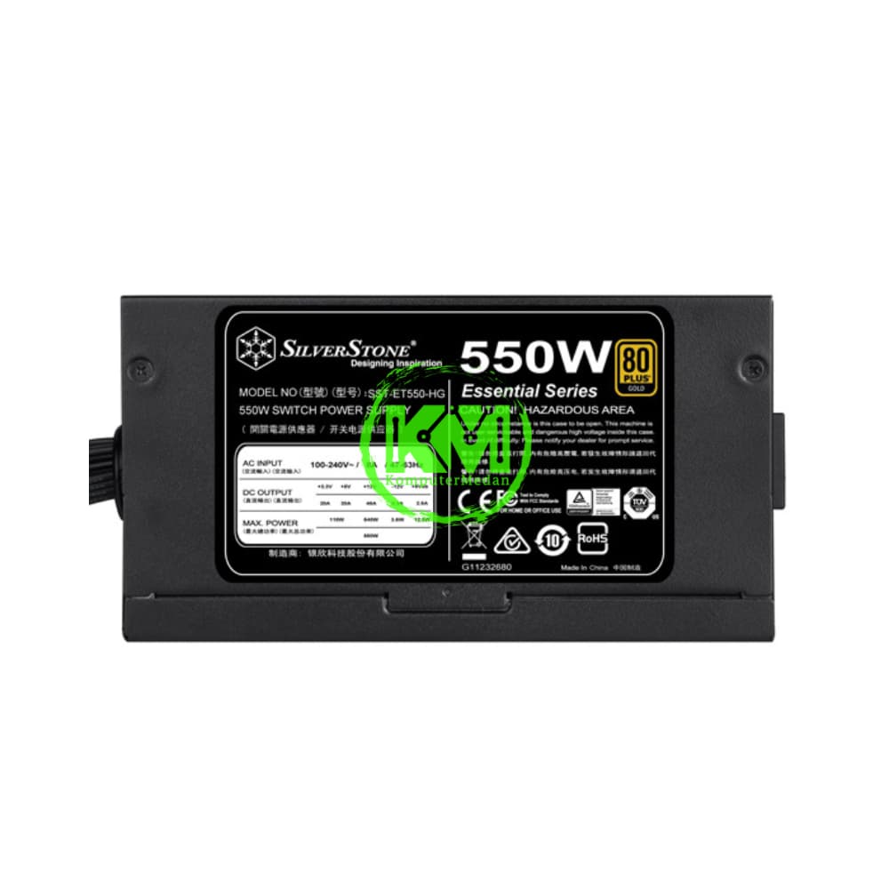 SILVERSTONE 550 WATT 80+ GOLD SST-ET550-HG POWER SUPPLY - Image 5