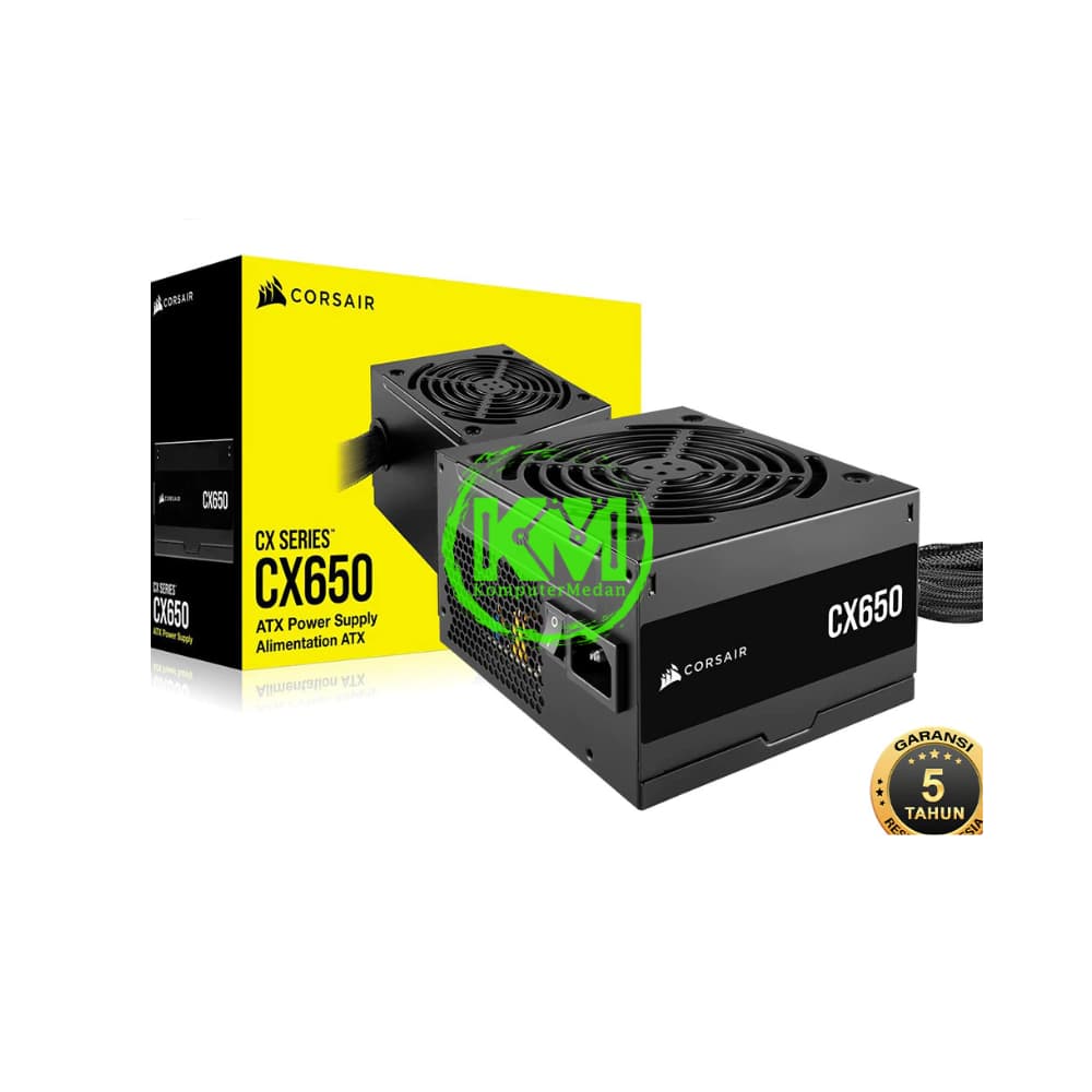 CORSAIR CX650 80+ BRONZE POWER SUPPLY - Image 1