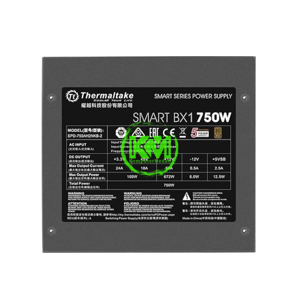 THERMALTAKE TOUGHPOWER GRAND RGB 750W 80+ GOLD POWER SUPPLY - Image 2