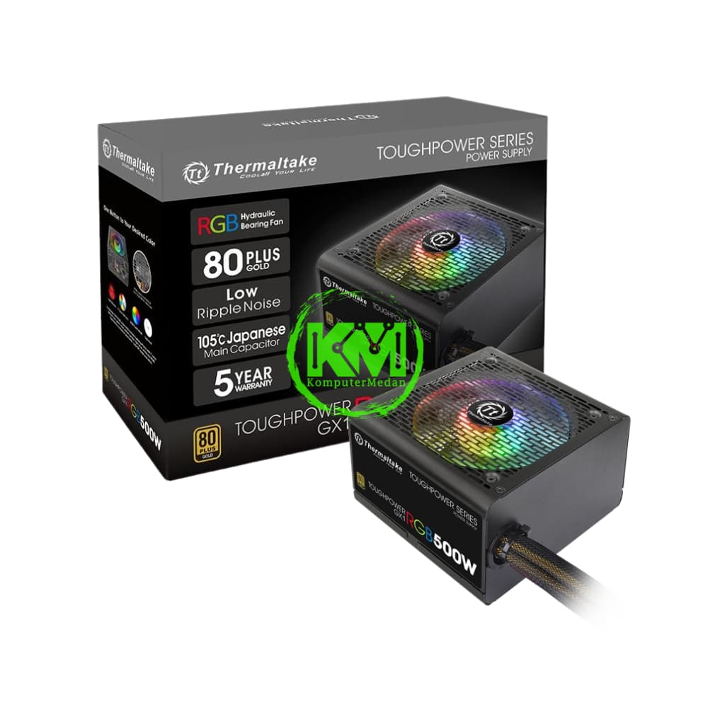 THERMALTAKE TOUGHPOWER GX1 RGB 500W 80+ GOLD POWER SUPPLY