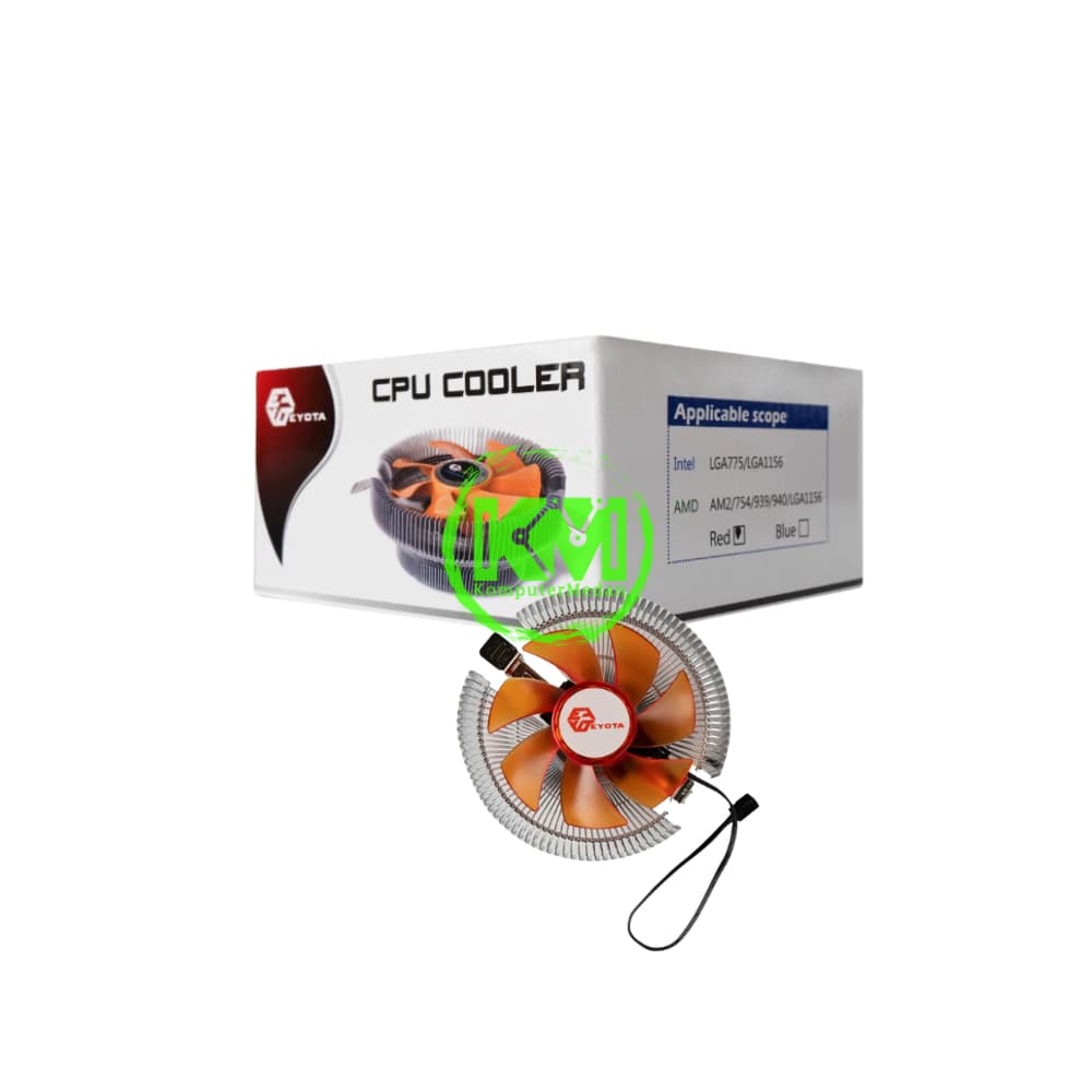 EYOTA FAN LGA COMBO 775 1155 AMD LED FAN PROCESSOR