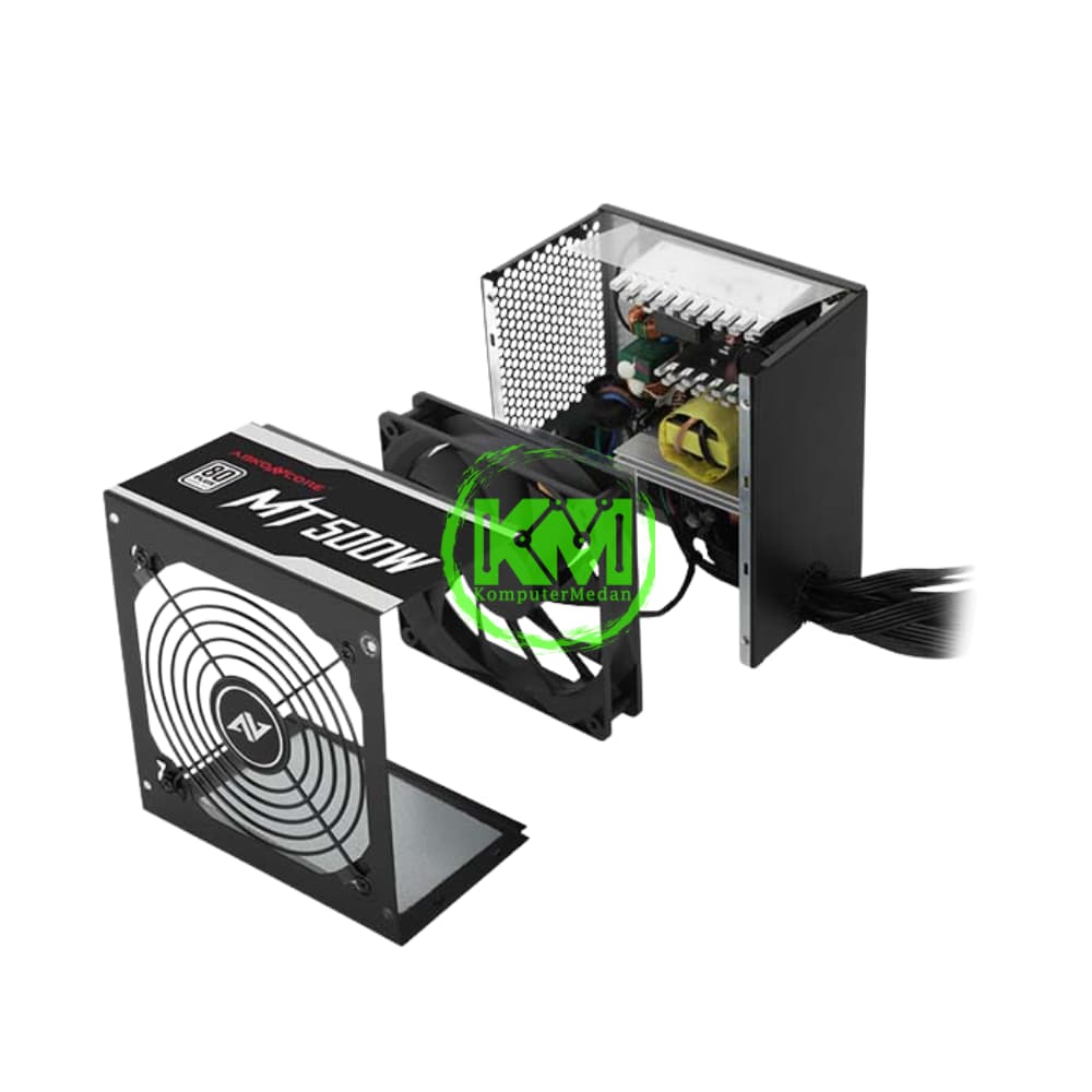 ABKONCORE MIGHTY 500W 80+ NON MODULAR POWER SUPPLY - Image 3
