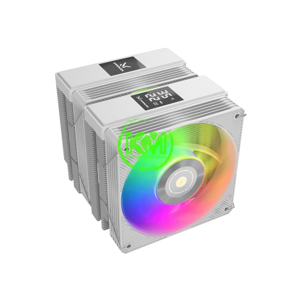 FPMAX F-650GI ARGB WHITE 2 HEATSINK 2 FAN FAN PROCESSOR - Image 2