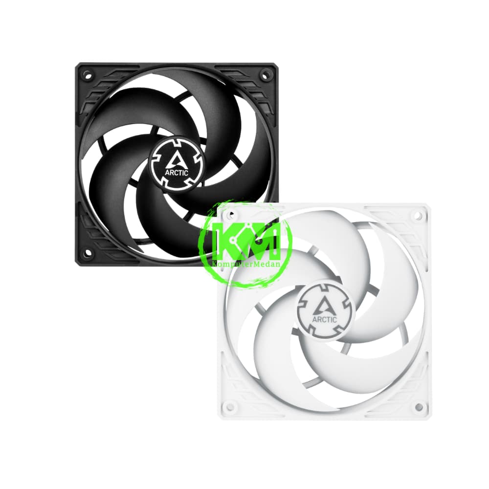 ARTIC COOLING P12 PWM PST 120MM BLACK WHITE FAN CASING - Image 2