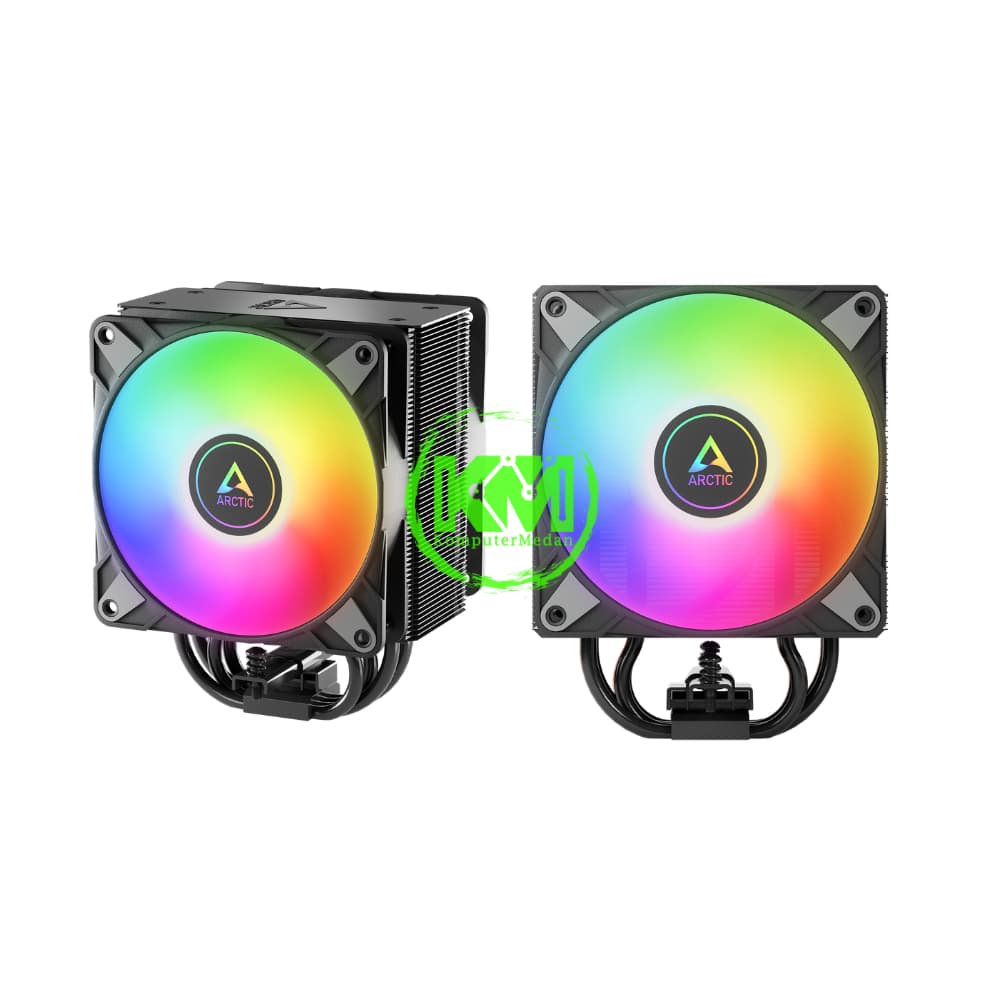 ARTIC COOLING FREEZER 36 ARGB BLACK WHITE DUAL FAN FAN PROCESSOR - Image 2