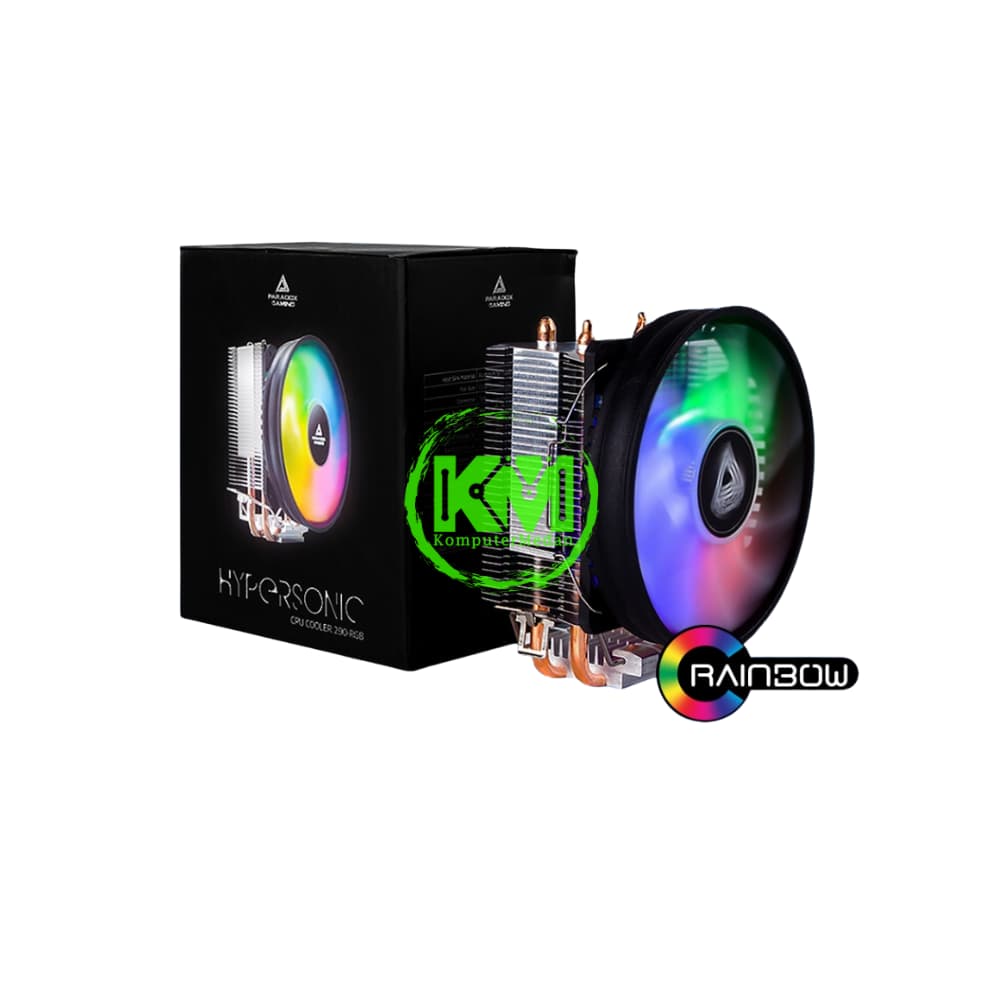 PARADOX GAMING HYPERSONIC 1290 RAINBOW BLACK FAN CASING