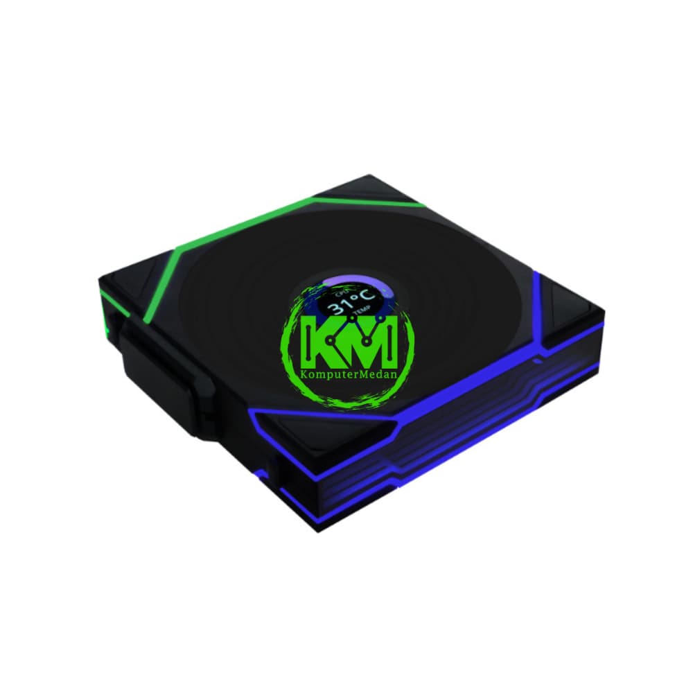 LIAN LI UNI FAN TL LCD WIRELESS 120 REVERSE SINGLE BLACK FAN CASING - Image 3