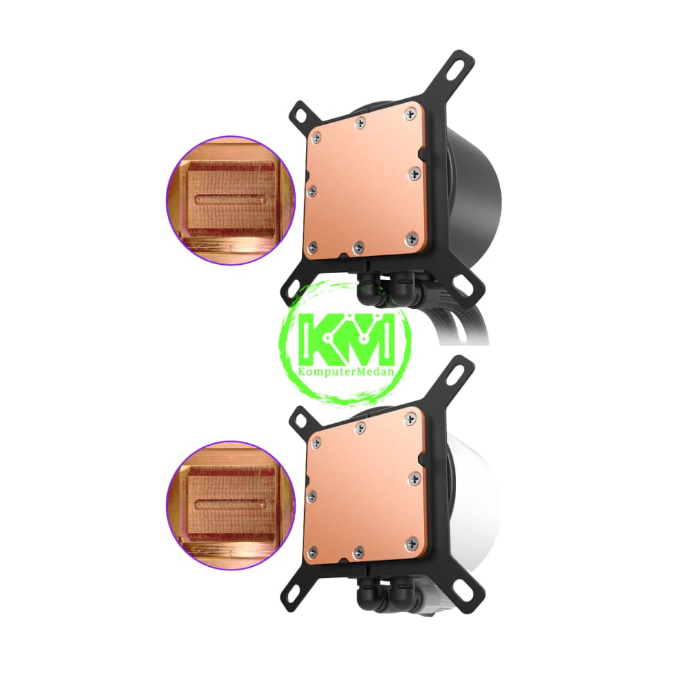 NZXT KRAKEN 360 RGB DISPLAY RGB BLACK WHITE FAN PROCESSOR - Image 3