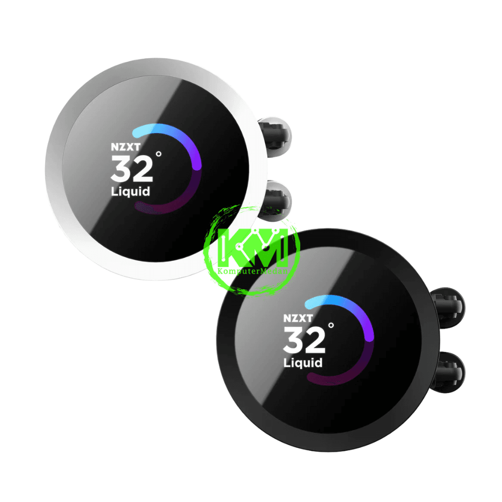 NZXT KRAKEN 240 RGB DISPLAY RGB BLACK WHITE FAN PROCESSOR - Image 2
