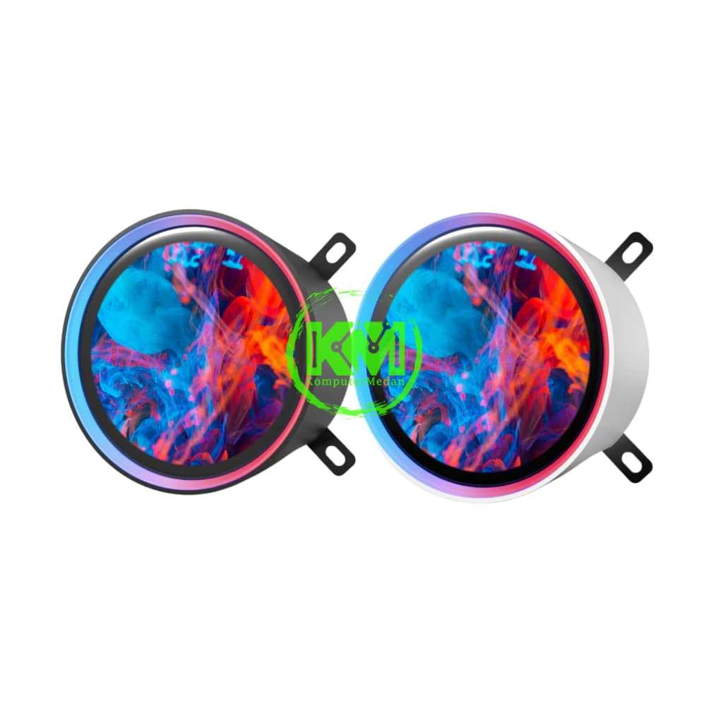 NZXT KRAKEN ELITE 360 RGB V2 BLACK WHITE FAN PROCESSOR - Image 3