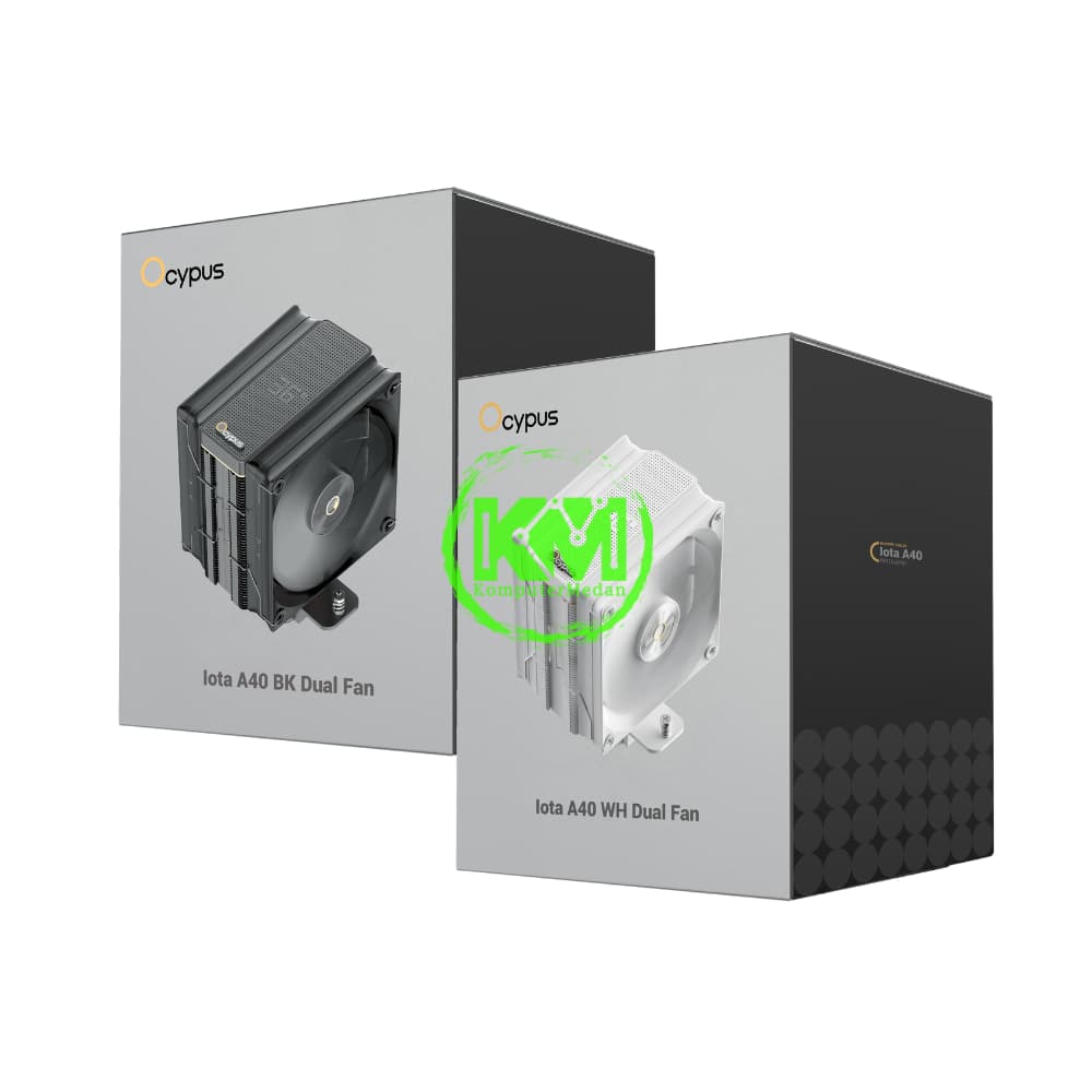 OCYPUS IOTA A40 DUAL FAN DIGITAL BLACK WHITE FAN PROCESSOR - Image 1