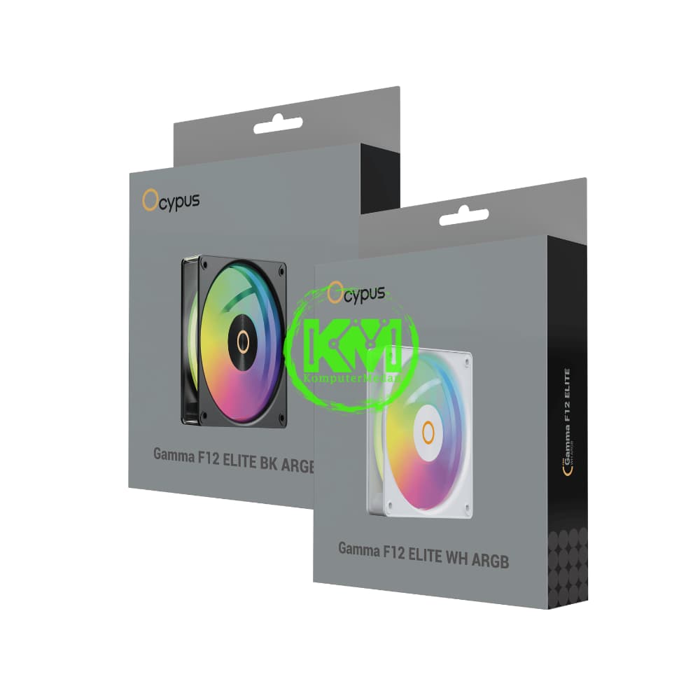 OCYPUS GAMMA F12 ARGB BLACK WHITE FAN CASING - Image 1