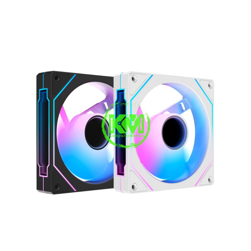 OCYPUS GAMMA F12 ARGB FAN CASE REVERSE BLADE BLACK WHITE FAN CASING - Image 2