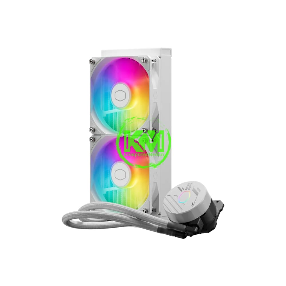COOLER MASTER MASTER LIQUID 240L CORE ARGB WHITE FAN PROCESSOR - Image 2