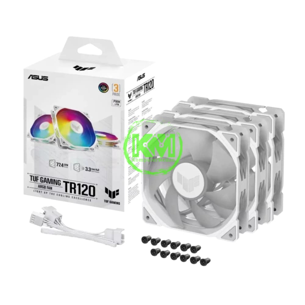 ASUS TUF TR120 ARGB 3IN1 WHITE FAN CASING