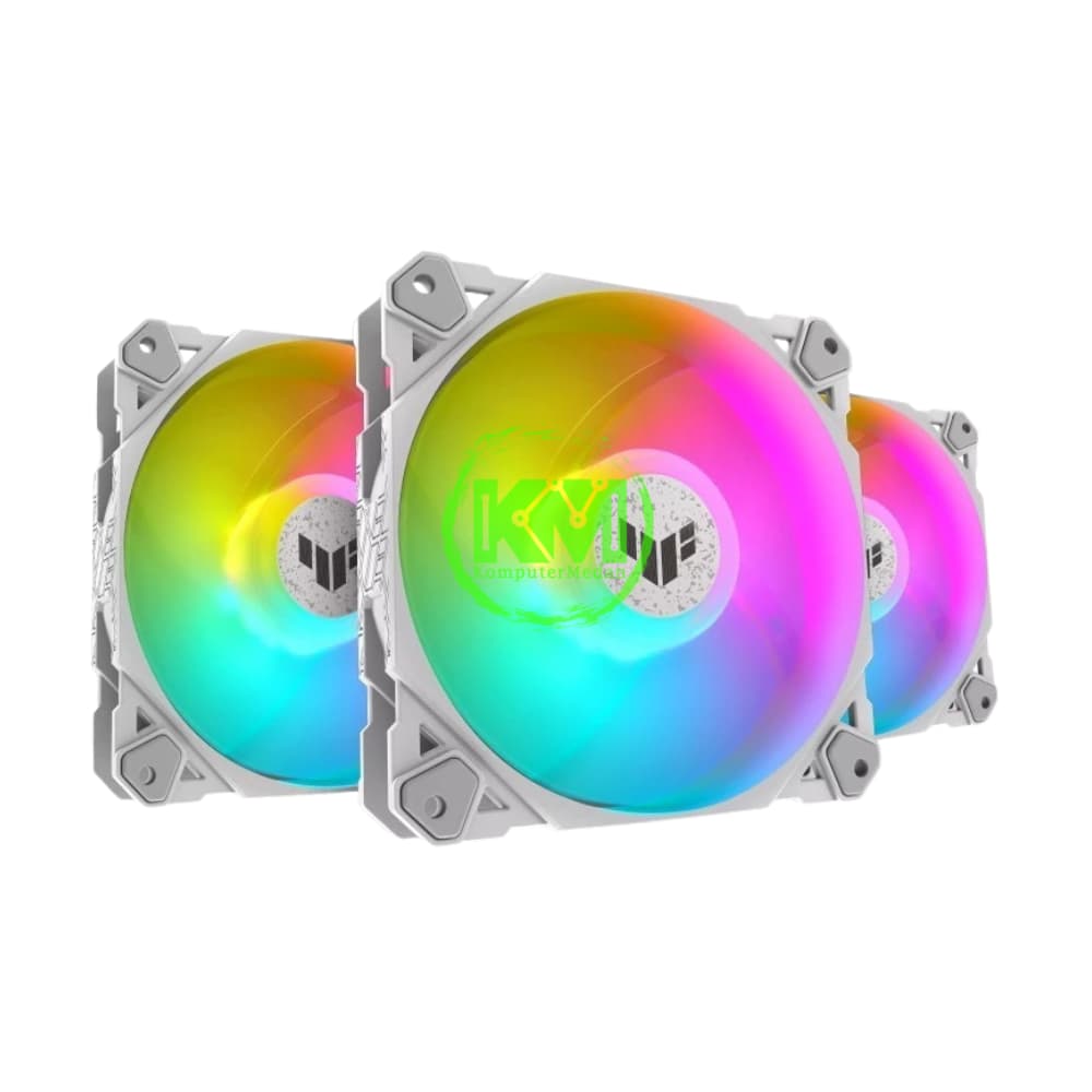 ASUS TUF TR120 ARGB 3IN1 WHITE FAN CASING - Image 5