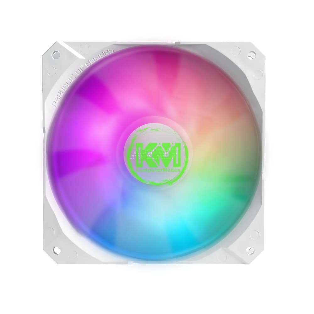 ASUS ROG STRIX LC II 240 ARGB WHITE AIO LIQUID COOLER FAN - Image 2