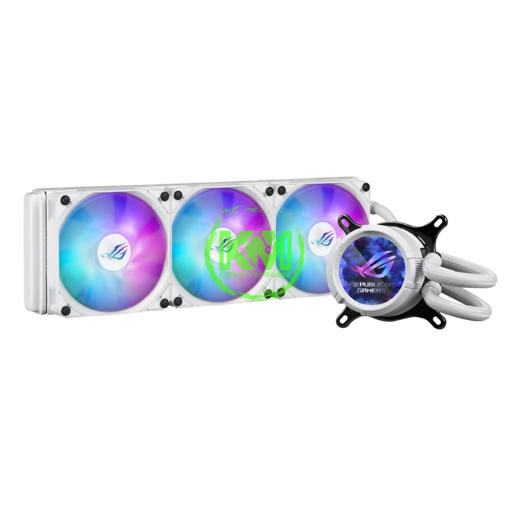 ASUS ROG STRIX LC III 360 ARGB WHITE AIO LIQUID COOLER FAN - Image 2