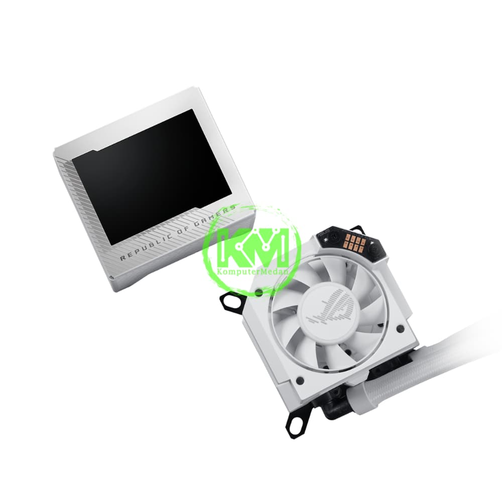 ASUS ROG RYUJIN III 360 ARGB WHITE AIO LIQUID COOLER FAN - Image 6