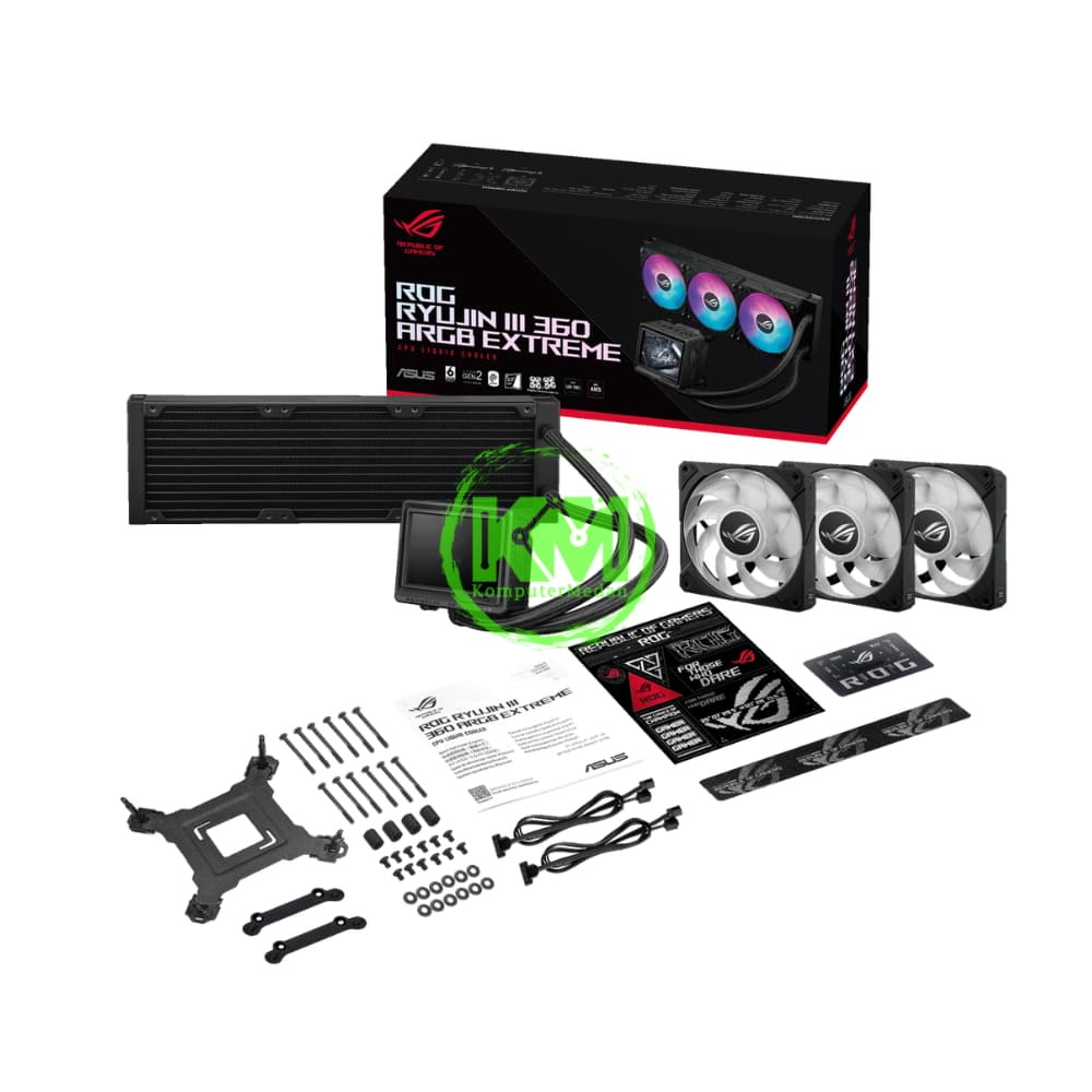 ASUS ROG RYUJIN III 360 ARGB EXTREME AIO LOQUID COOLER FAN - Image 6