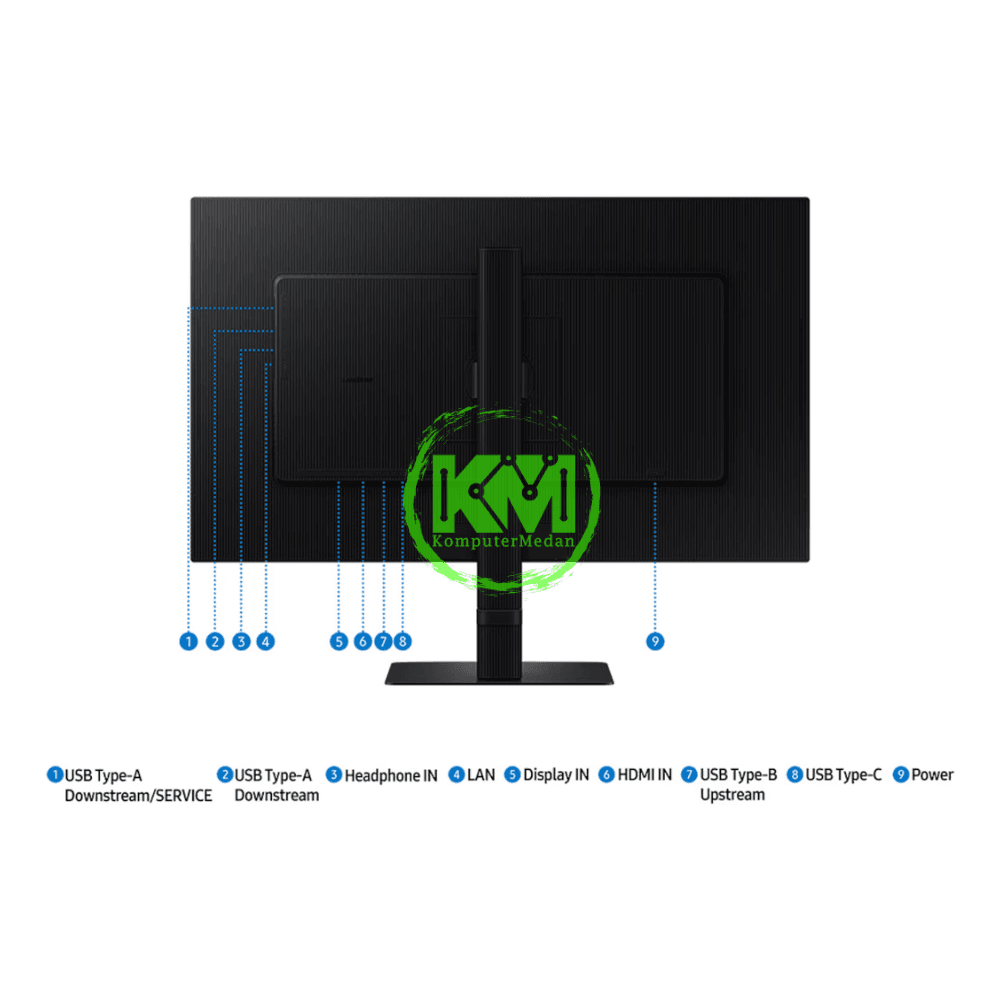 SAMSUNG VIEWFINITY S8 LS32D804UAE - 32" INCH LED MONITOR - Image 4