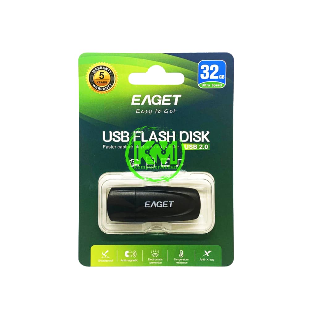 EAGET F1 32GB BLACK FLASHDISK - Image 1