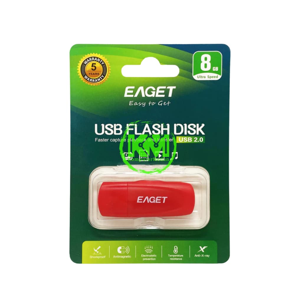 EAGET F1 8GB RED FLASHDISK - Image 1