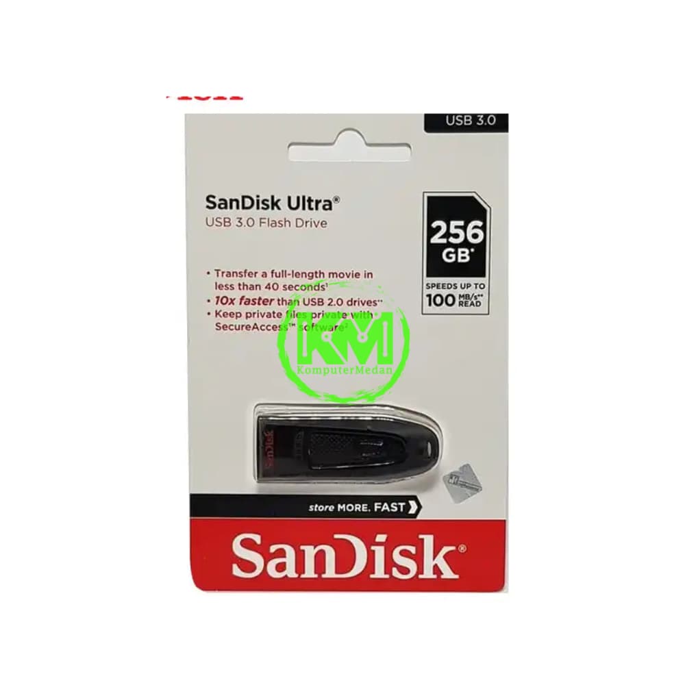 SANDISK ULTRA CZ48 256GB USB 3.0 FLASHDISK - Image 1