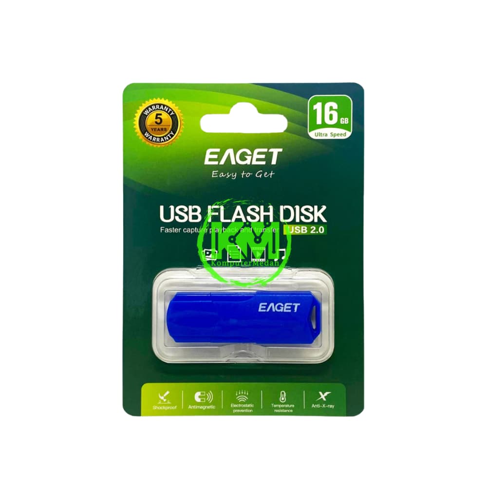 EAGET F5 16GB BLUE FLASHDISK - Image 1