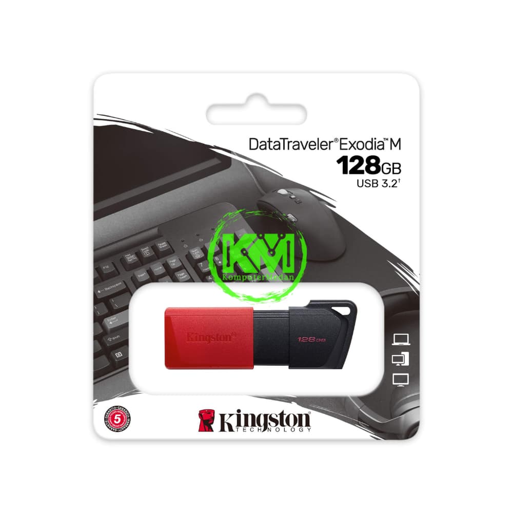 KINGSTON EXODIA M 128GB USB 3,2 FLASHDISK - Image 1