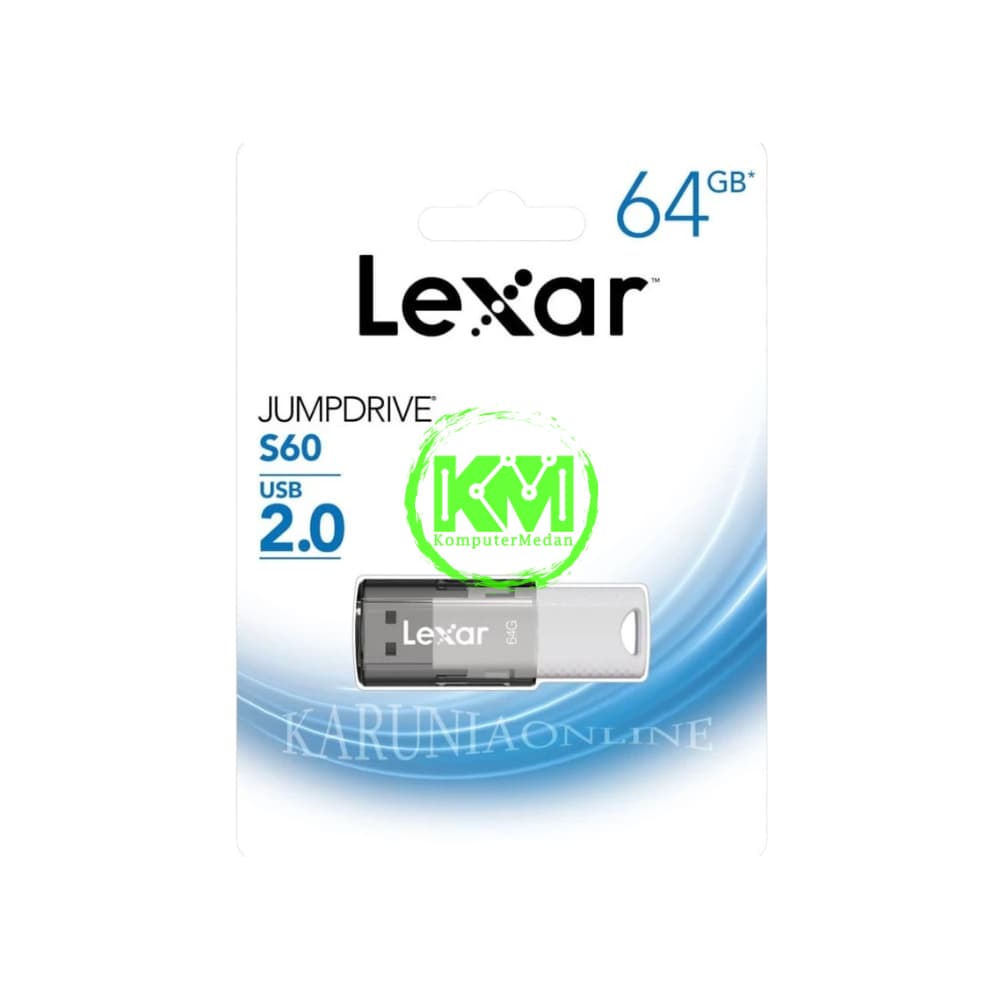 LEXAR JUMPDRIVE S60 USB 2.0 64GB FLASHDISK - Image 1
