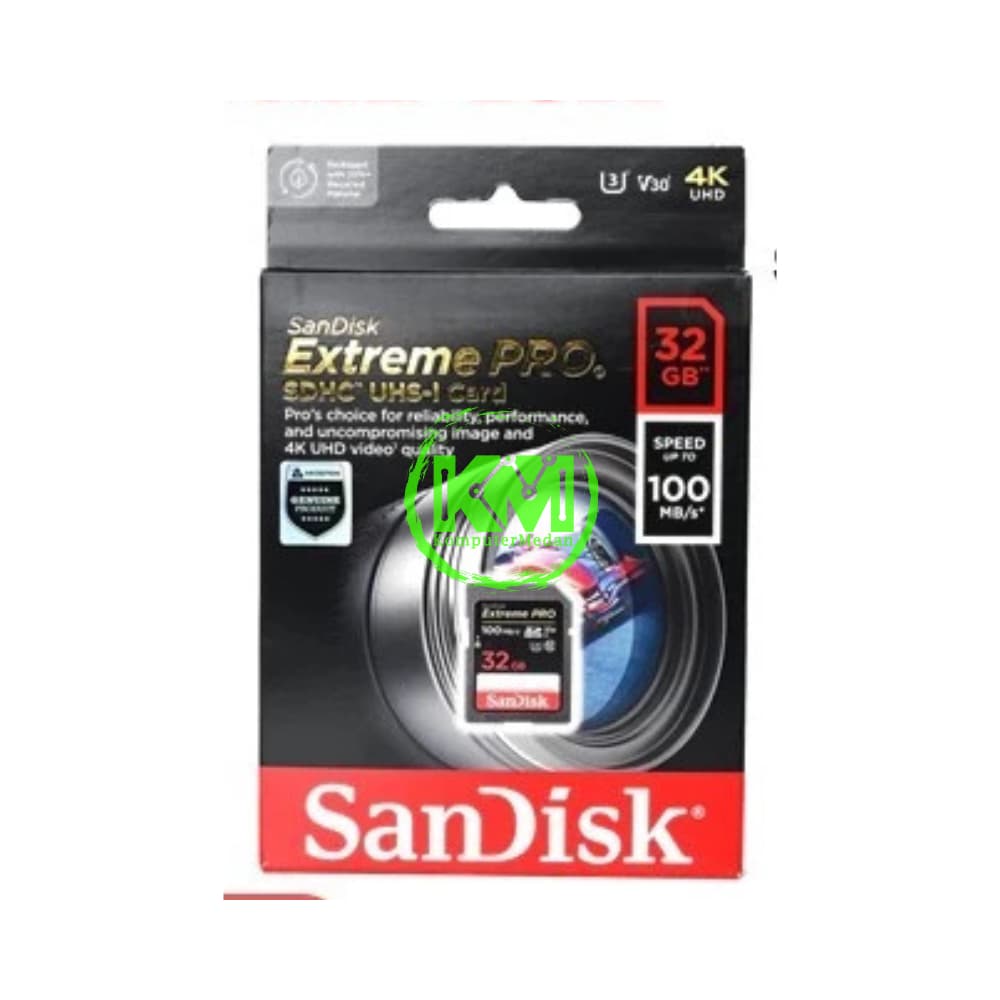 SANDISK SDCARD EXTREME PRO 32GB 100 90MB MEMORY CARD
