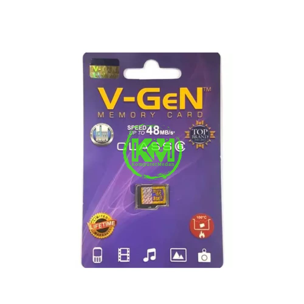 VGEN MICROSC 8GB MEMORY CARD - Image 1