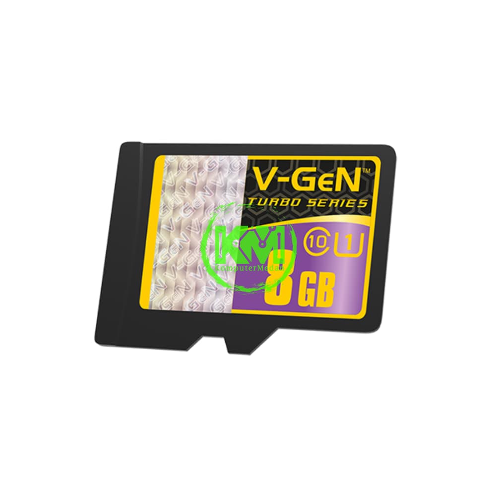 VGEN MICROSD 8GB CLASS 10 TURBO SERIES MEMORY CARD - Image 2