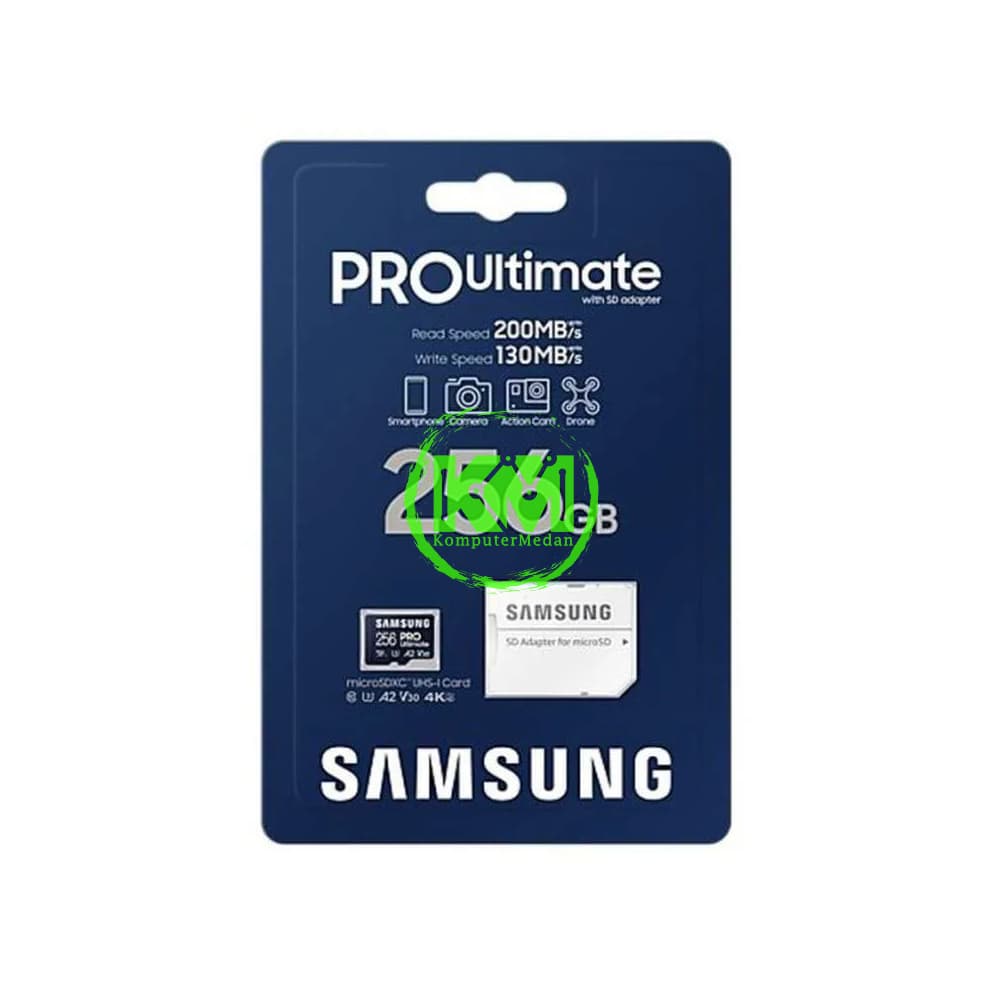 SAMSUNG MICROSD 256GB PRO ULTIMATE 200MB MEMORY CARD